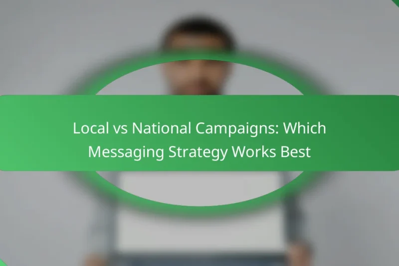 Local vs National Campaigns: Which Messaging Strategy Works Best