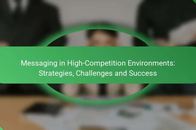 Messaging in High-Competition Environments: Strategies, Challenges and Success