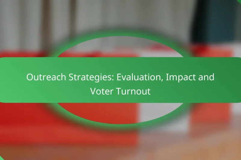 Outreach Strategies: Evaluation, Impact and Voter Turnout