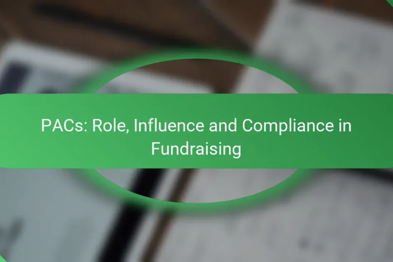 PACs: Role, Influence and Compliance in Fundraising
